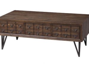 Card Catalog Cocktail Table