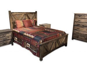 Bench Built Solid Birch Bedroom Set