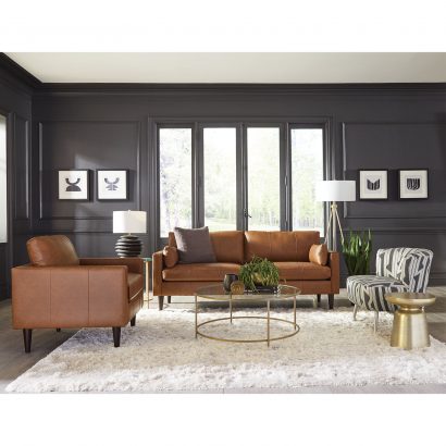 Trafton Leather Sofa – Colorado Casual Furniture