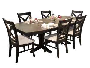 Cosmopolitan Trestle Table and 6 Chairs