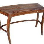 One-Drawer Curved Desk