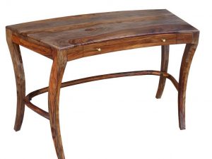 One-Drawer Curved Desk