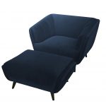 Naomi Chair and Ottoman