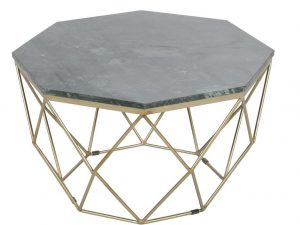Green Marble Octagon Cocktail